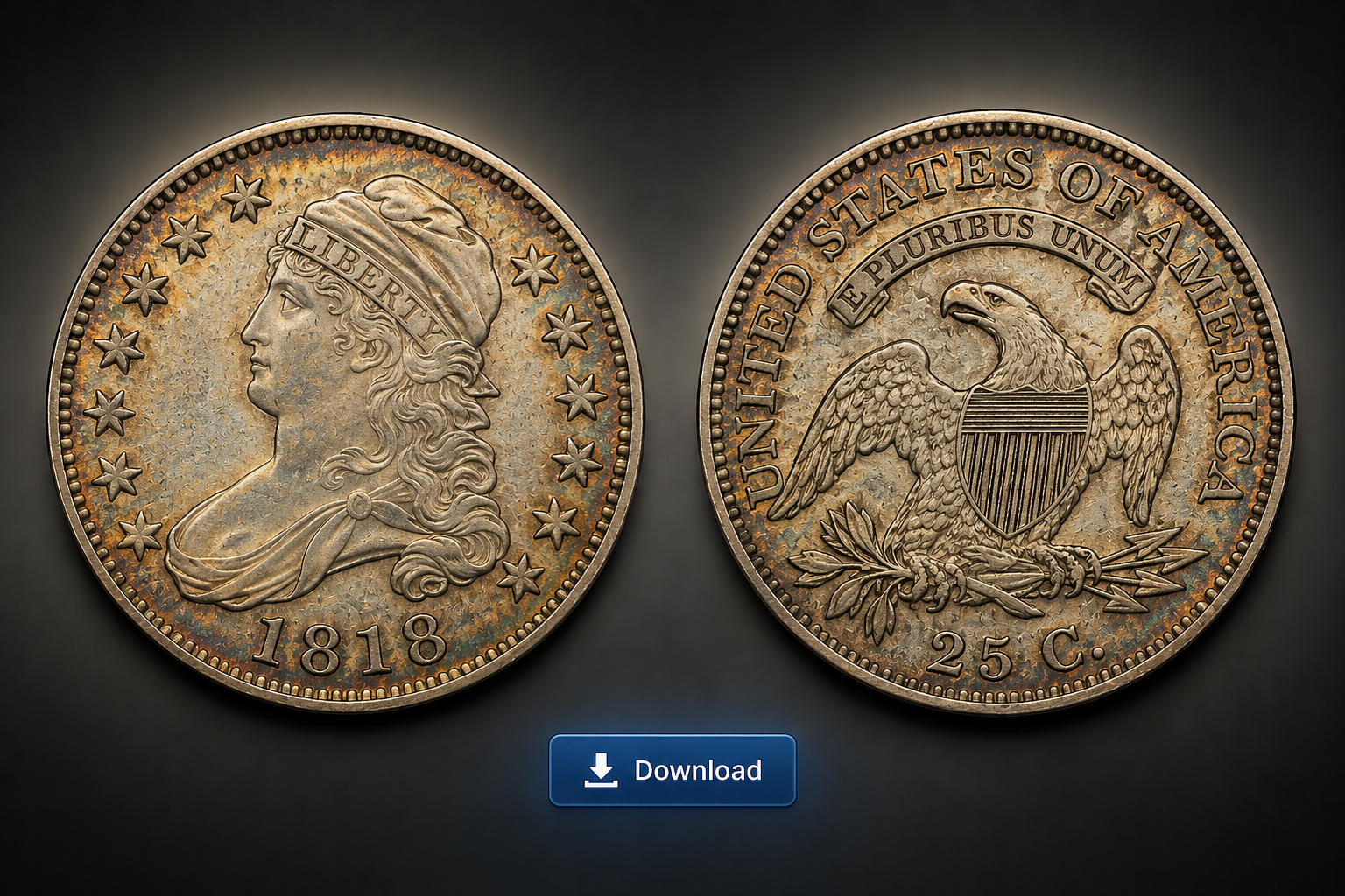 1815-1838 Capped Bust Quarter image