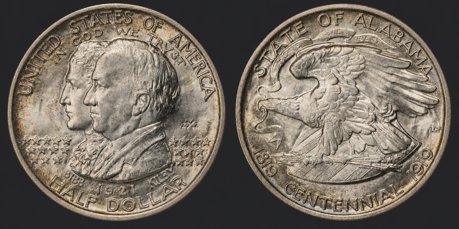 1921 Alabama Centennial Half Dollar