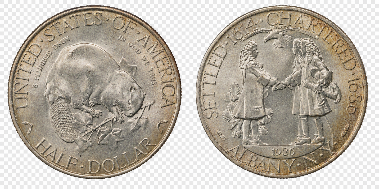 1936 Albany Charter Half Dollar