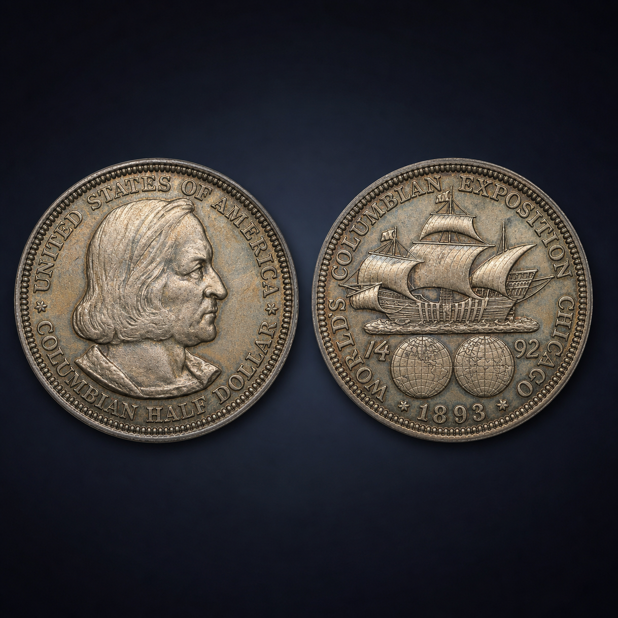 1892–1893 World's Columbian Exposition Half Dollar