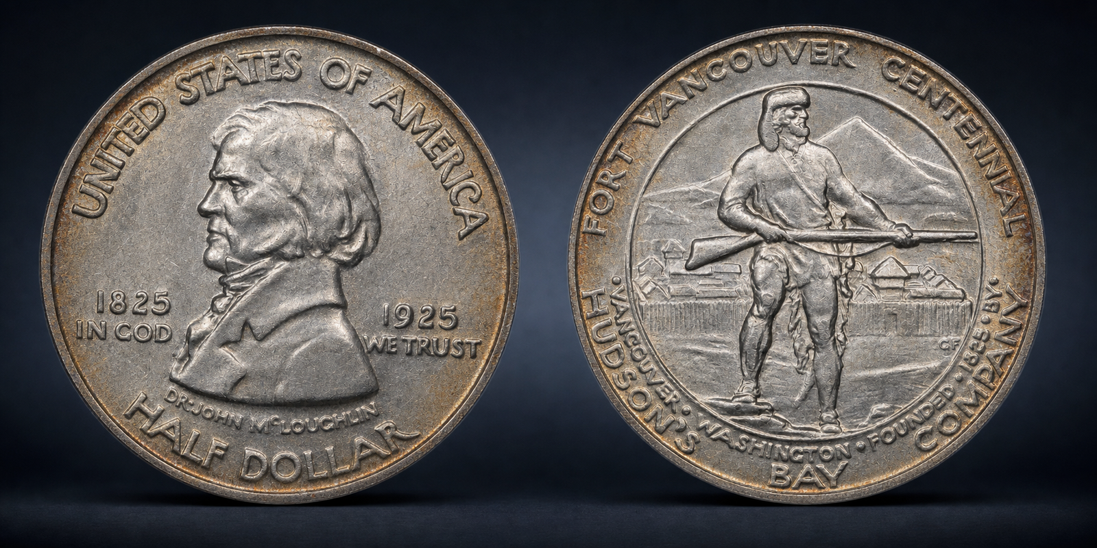 1925 Fort Vancouver Centennial Half Dollar