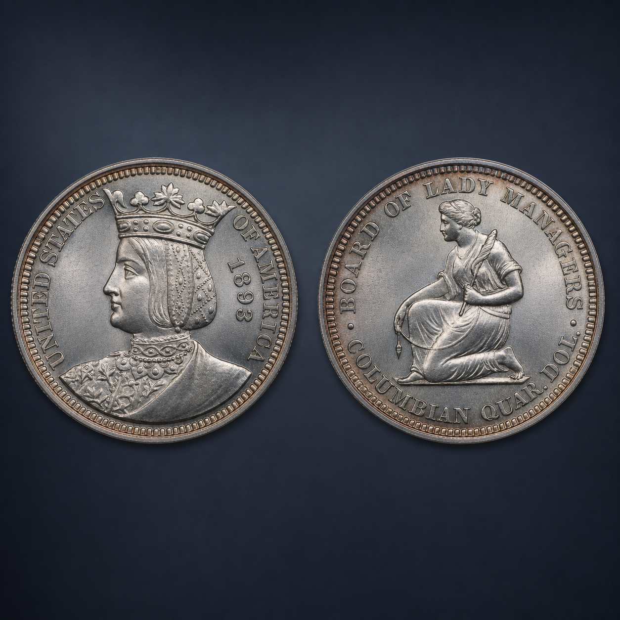 1893 Isabella Quarter
