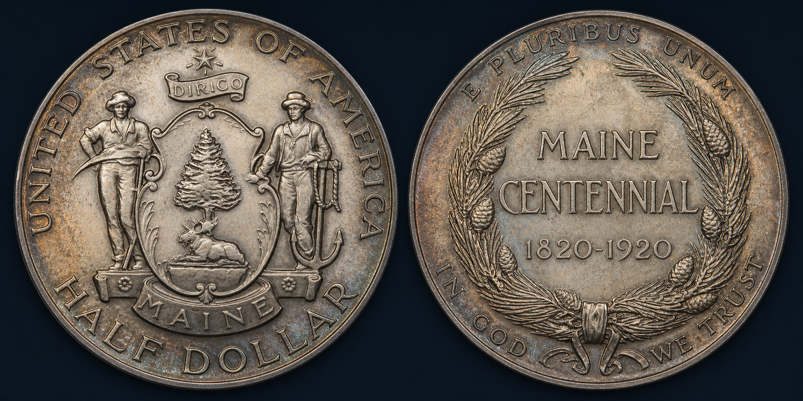 1920 Maine Centennial Half Dollar