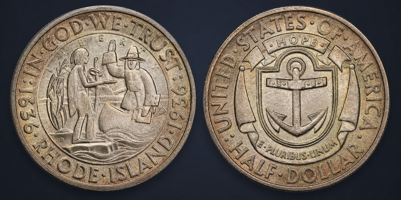 1936 Providence Tercentenary Half Dollar