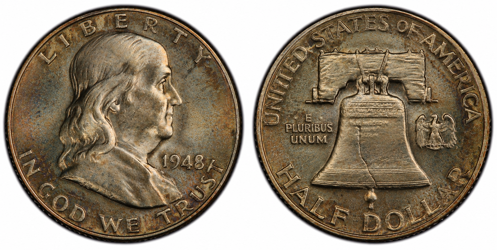 Franklin Half Dollar coin obverse and reverse