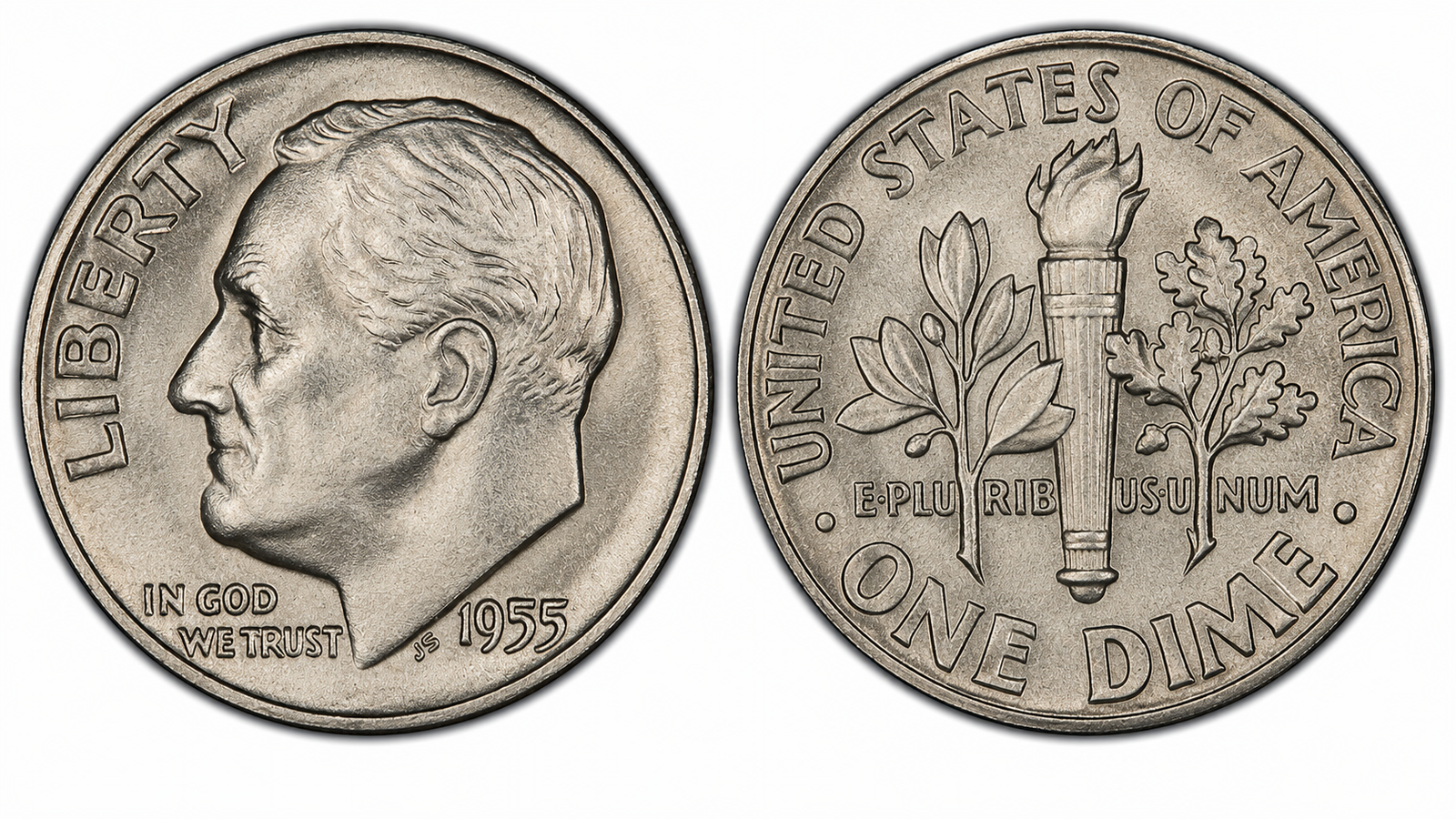 1946–1964: Roosevelt Dime (90% Silver)