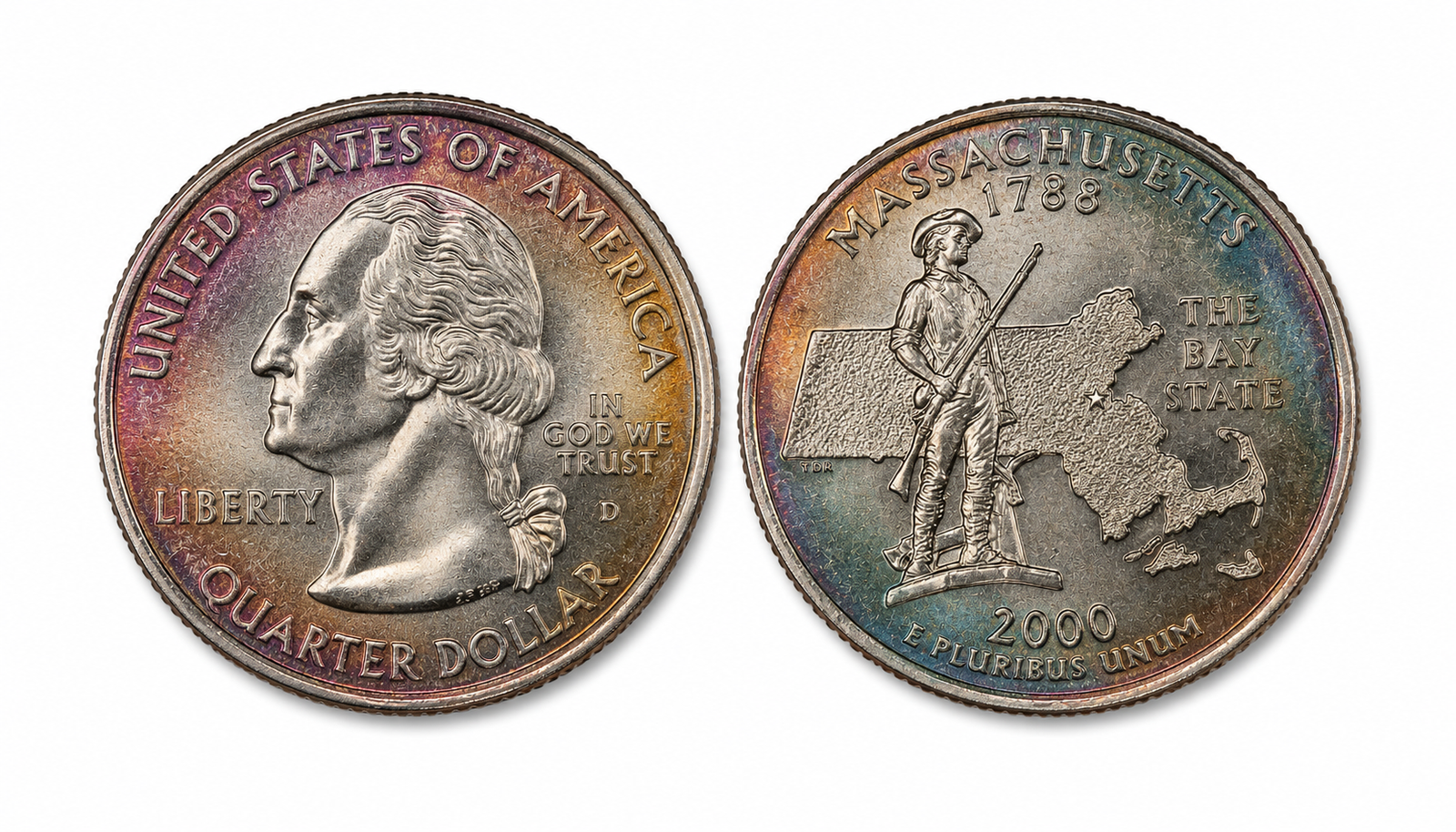 State and Territory Quarter obverse and changing reverse design