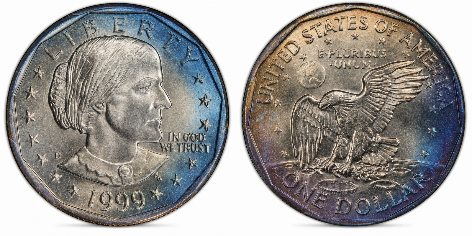 1999: Susan B. Anthony Dollar (Small-Size Emergency Final-Run Return)