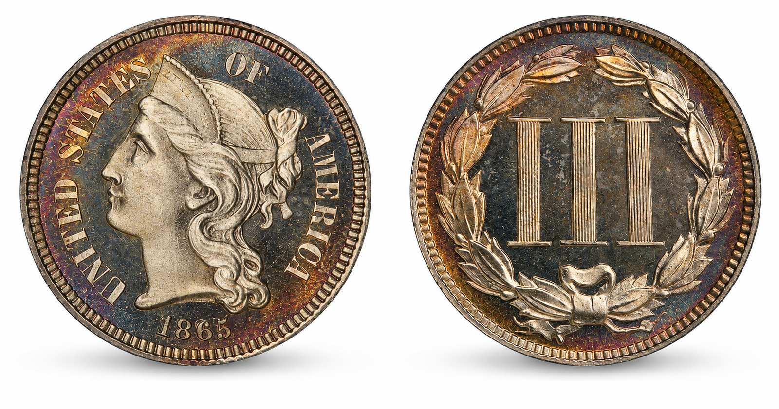 Nickel Three-Cent Piece (1865–1889)
